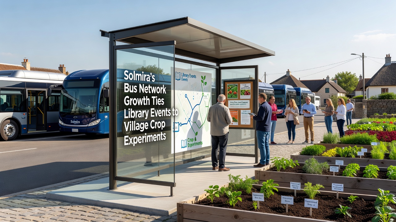 Solmira Bus Network Expansion Connects Library Programs to Village Agricultural Studies