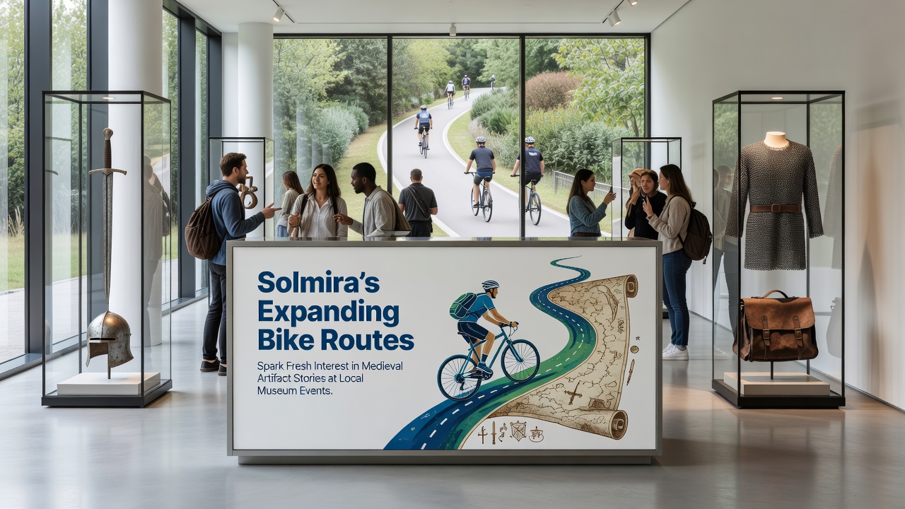 Solmira's Expanding Bike Routes Spark Fresh Interest in Medieval Artifact Stories at Local Museum Events